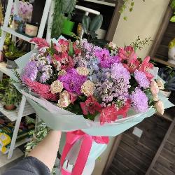 Букет "Клубничное суфле"