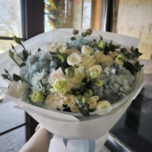 Букет "Голубой микс"